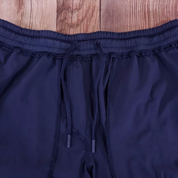 Rhone X Peloton Mens Medium Unlined Gym Training Shorts Navy Checkered Pattern - Picture 9 of 14